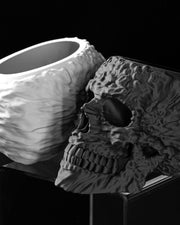 Skull Planter - 3D printed planter by Valence Objects