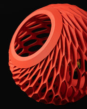 Woven Orb Pendant Light - 3D printed pendant light by Valence Objects