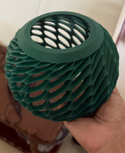 Woven Orb Pendant Light - 3D printed pendant light by Valence Objects