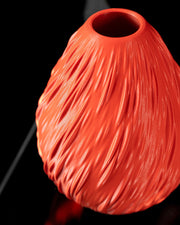 Flame Swirl Vase - 3D printed vase by Valence Objects