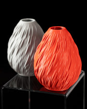 Flame Swirl Vase - 3D printed vase by Valence Objects