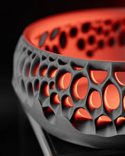 Oval Cell Bowl - 3D printed bowl & tray by Valence Objects