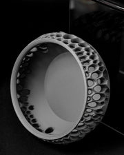 Oval Cell Bowl - 3D printed bowl & tray by Valence Objects