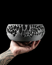 Oval Cell Bowl - 3D printed bowl & tray by Valence Objects