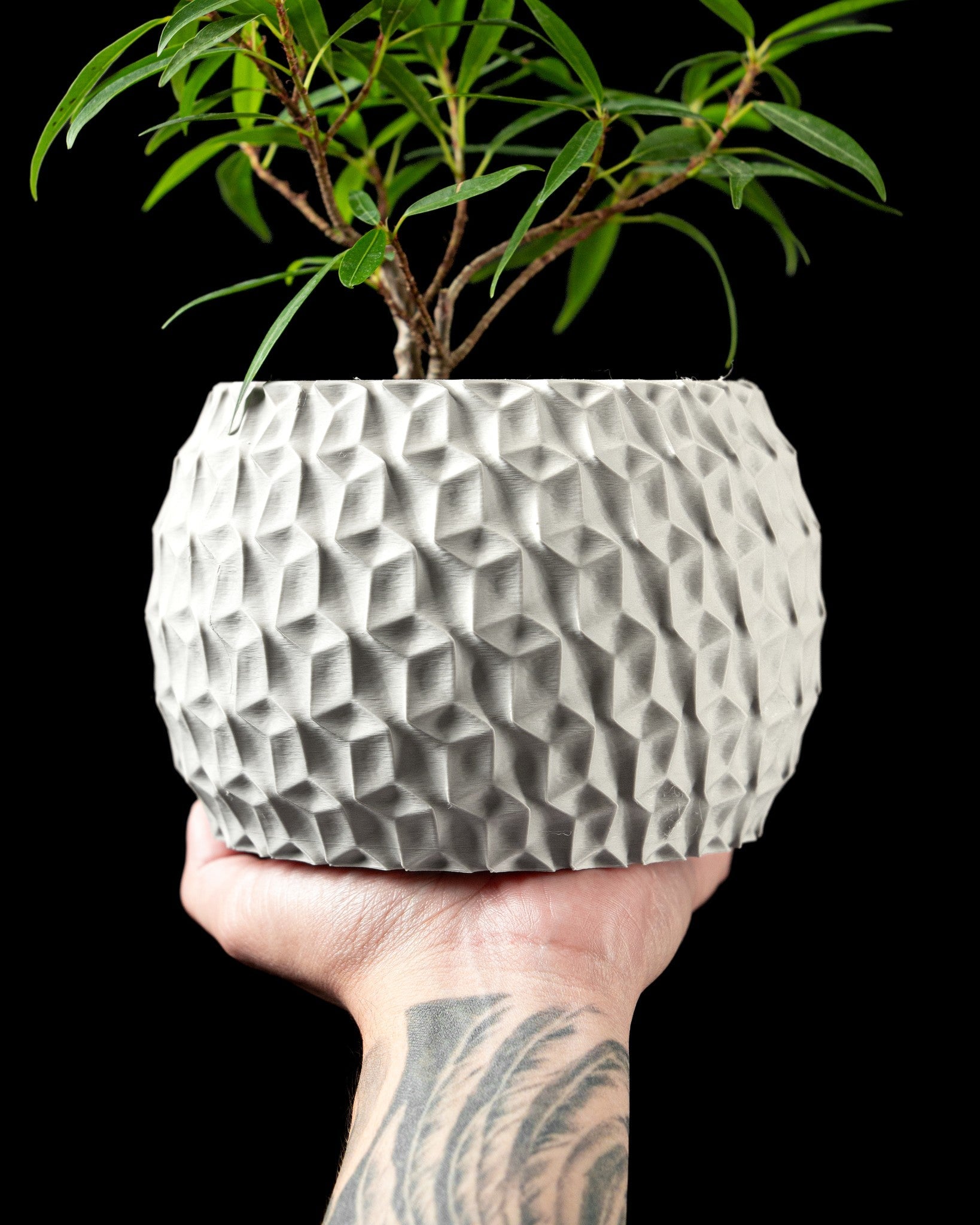 Hex Cell Planter - 3D printed planter by Valence Objects