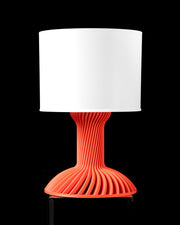 Twist Flare Table Lamp - 3D printed table lamp by Valence Objects