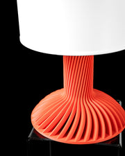 Twist Flare Table Lamp - 3D printed table lamp by Valence Objects