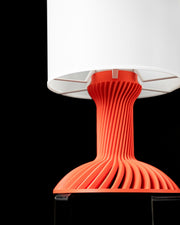 Twist Flare Table Lamp - 3D printed table lamp by Valence Objects