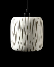 Teardrop Slot Pendant Light - 3D printed pendant light by Valence Objects