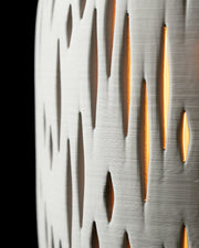 Teardrop Slot Pendant Light - 3D printed pendant light by Valence Objects