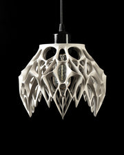 Claw Petal Pendant Light - 3D printed pendant light by Valence Objects