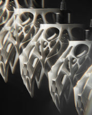 Claw Petal Pendant Light - 3D printed pendant light by Valence Objects