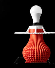 Mesh Bulb Table Lamp - 3D printed table lamp by Valence Objects