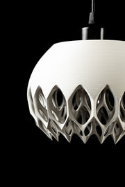 Petal Flame Pendant Light - 3D printed pendant light by Valence Objects