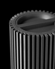 Comb Canister - 3D printed storage jar by Valence Objects
