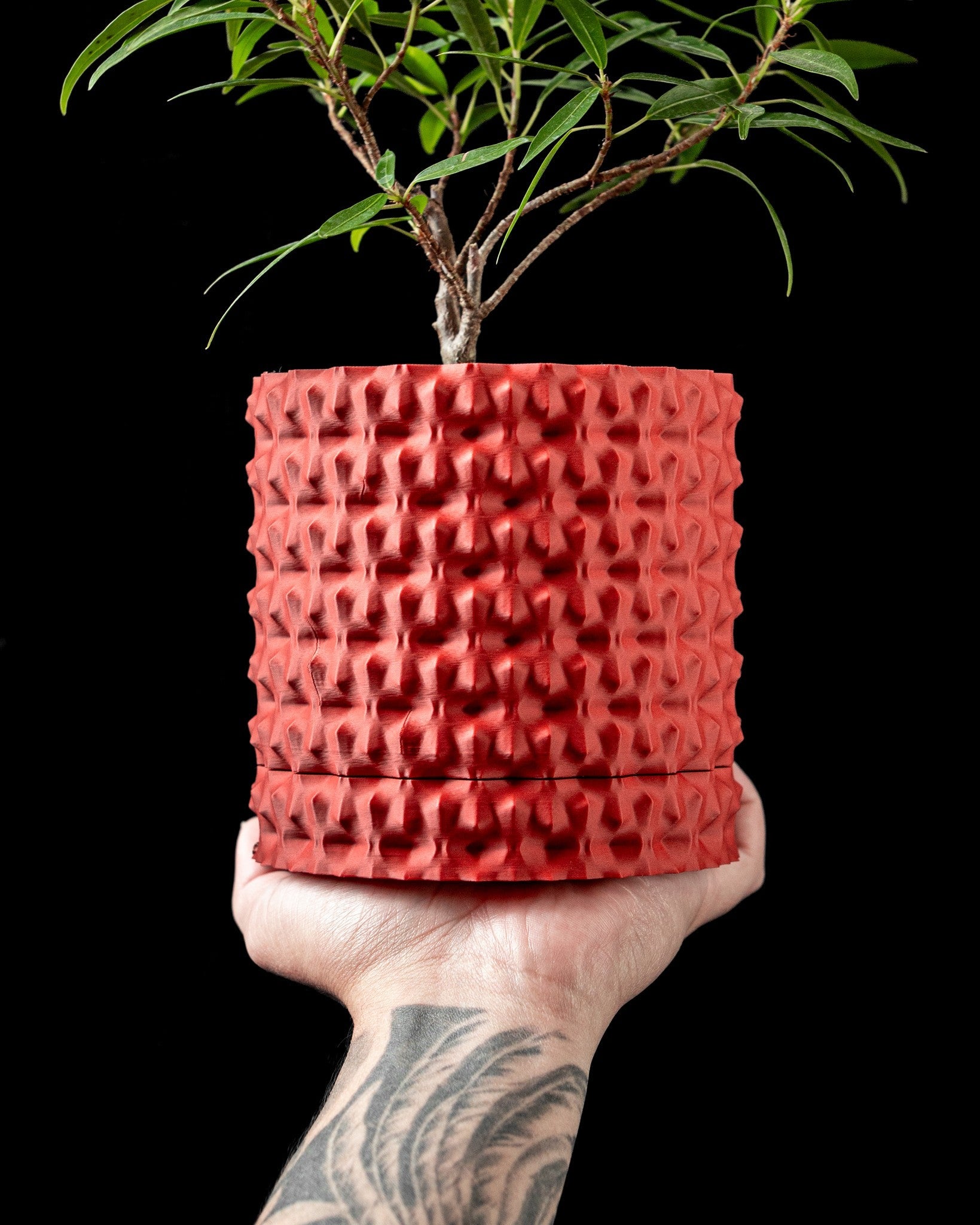 Knot Cluster Planter - 3D printed planter by Valence Objects