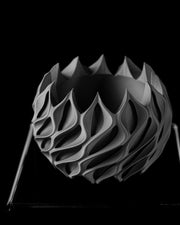 Twisted Flame Planter - 3D printed planter by Valence Objects