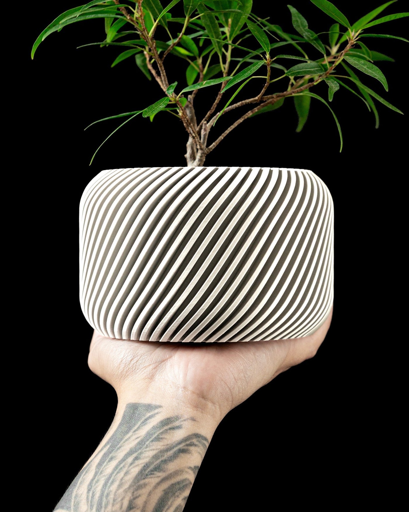 Slant Rib Planter