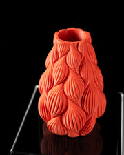 Wave Flow Vase - 3D printed vase by Valence Objects