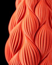 Wave Flow Vase - 3D printed vase by Valence Objects
