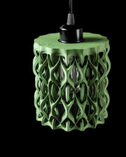 Wave Lattice Pendant Light - 3D printed pendant light by Valence Objects