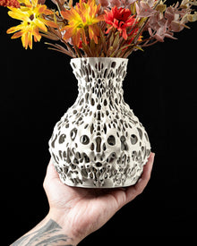 Voronoi Web Vase