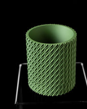 Twist Column Planter - 3D printed planter by Valence Objects