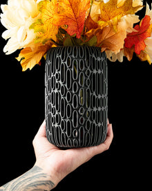 Oval Lattice Vase