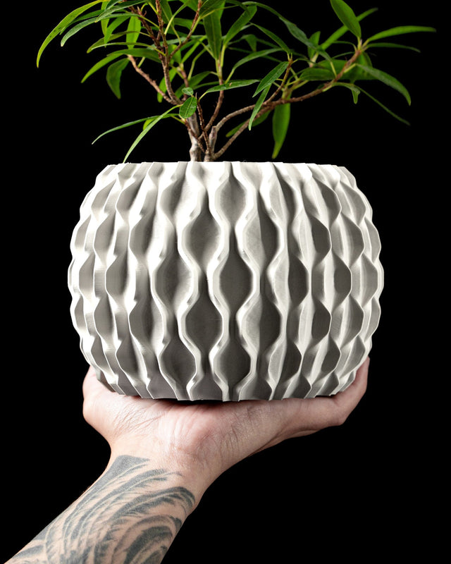 Quilted Wave Planter