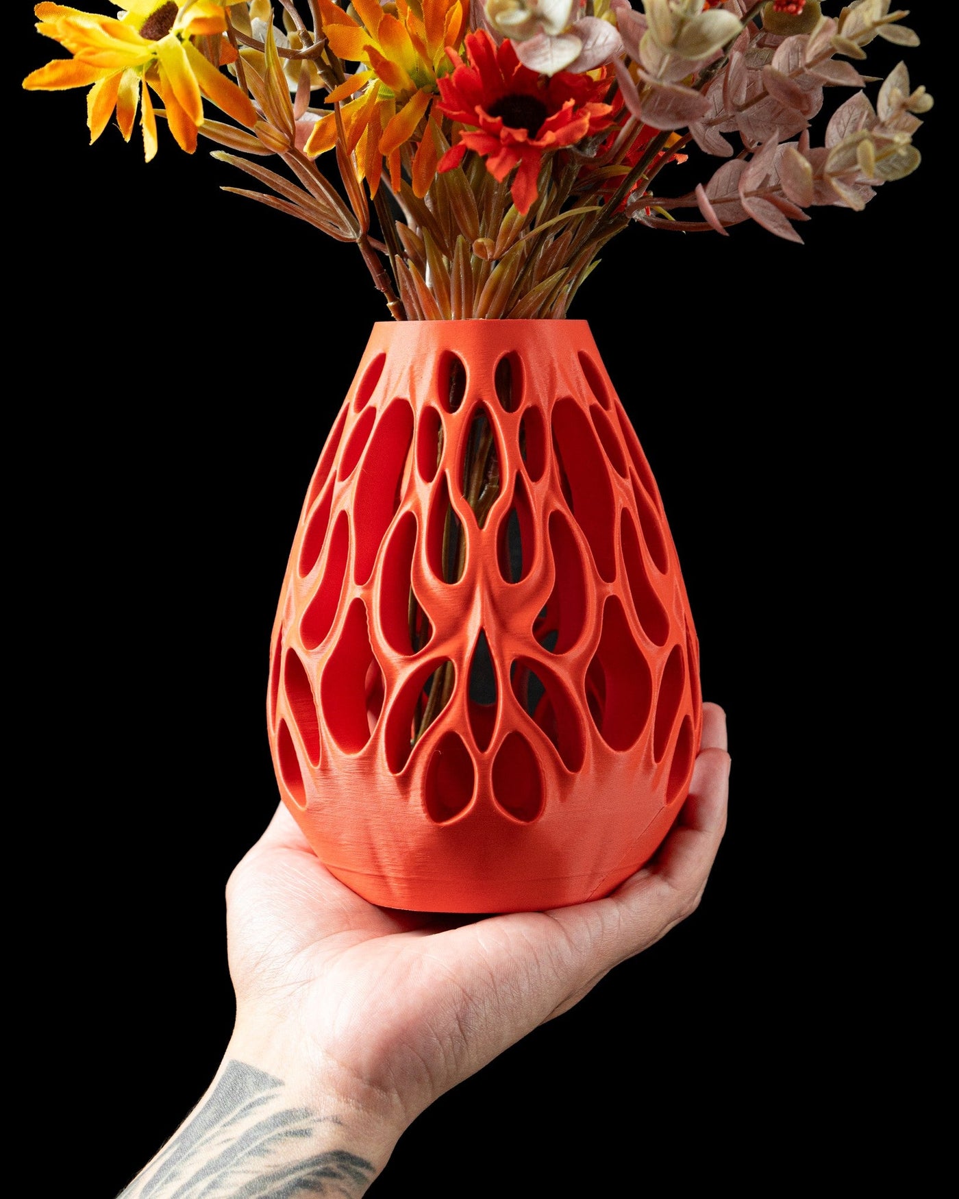 Flame Lattice Vase