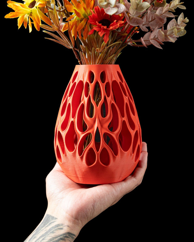 Flame Lattice Vase