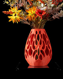 Flame Lattice Vase
