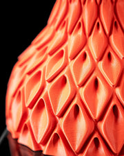 Quilt Cone Table Lamp - 3D printed table lamp by Valence Objects