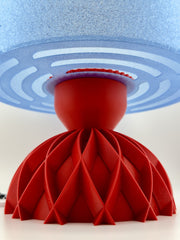 Quilted Dome Table Lamp - 3D printed table lamp by Valence Objects