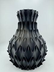 Quilt Bulb Vase - 3D printed vase by Valence Objects