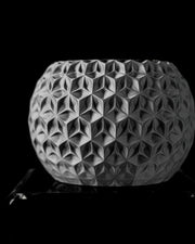 Hex Globe Planter - 3D printed planter by Valence Objects