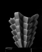 Wing Fold Vase - 3D printed vase by Valence Objects