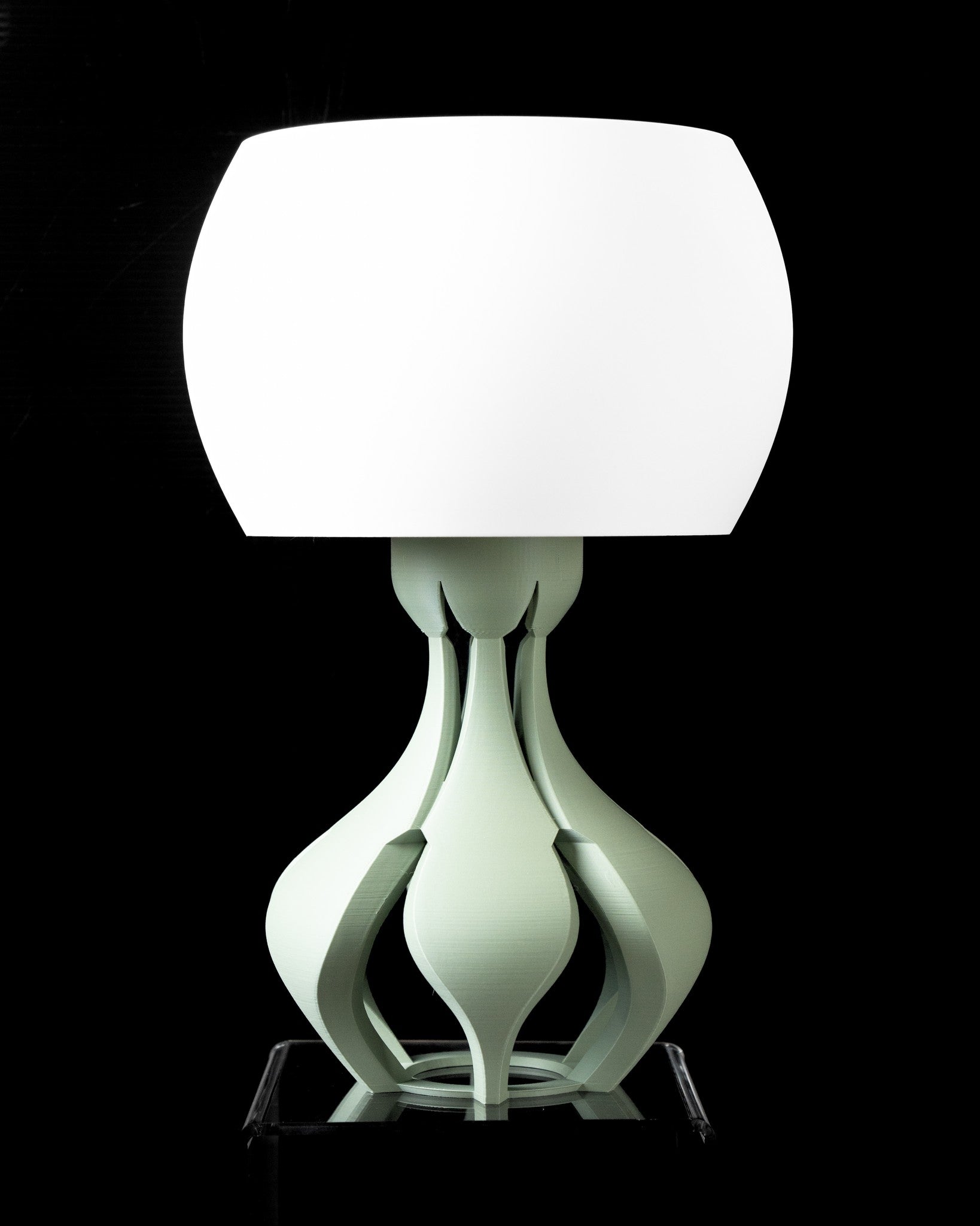 Bulb Dome Table Lamp - 3D printed table lamp by Valence Objects
