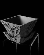 Circuit Relief Planter - 3D printed planter by Valence Objects