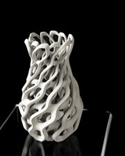 Chain Relief Vase - 3D printed vase by Valence Objects