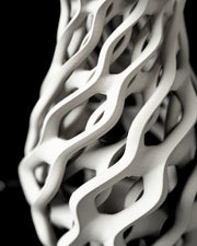 Chain Relief Vase - 3D printed vase by Valence Objects
