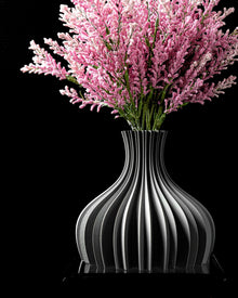 Fluted Bulb Vase