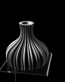 Fluted Bulb Vase