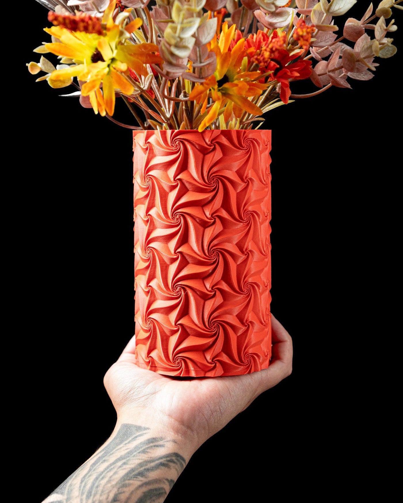 Crumple Relief Vase