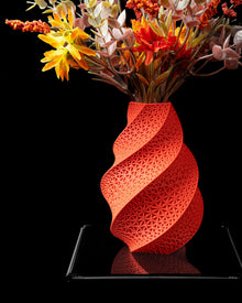 Coral Twist Vase