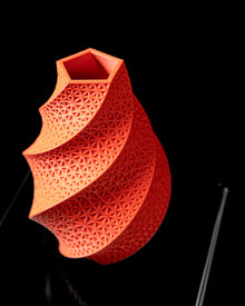 Coral Twist Vase