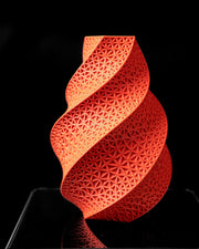 Coral Twist Vase - 3D printed vase by Valence Objects