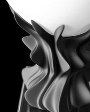 Flame Globe Table Lamp - 3D printed table lamp by Valence Objects