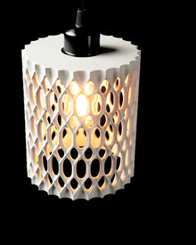 Oval Perf Pendant Light