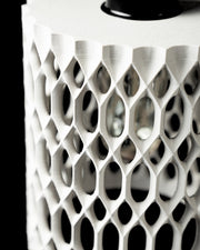 Oval Perf Pendant Light - 3D printed pendant light by Valence Objects